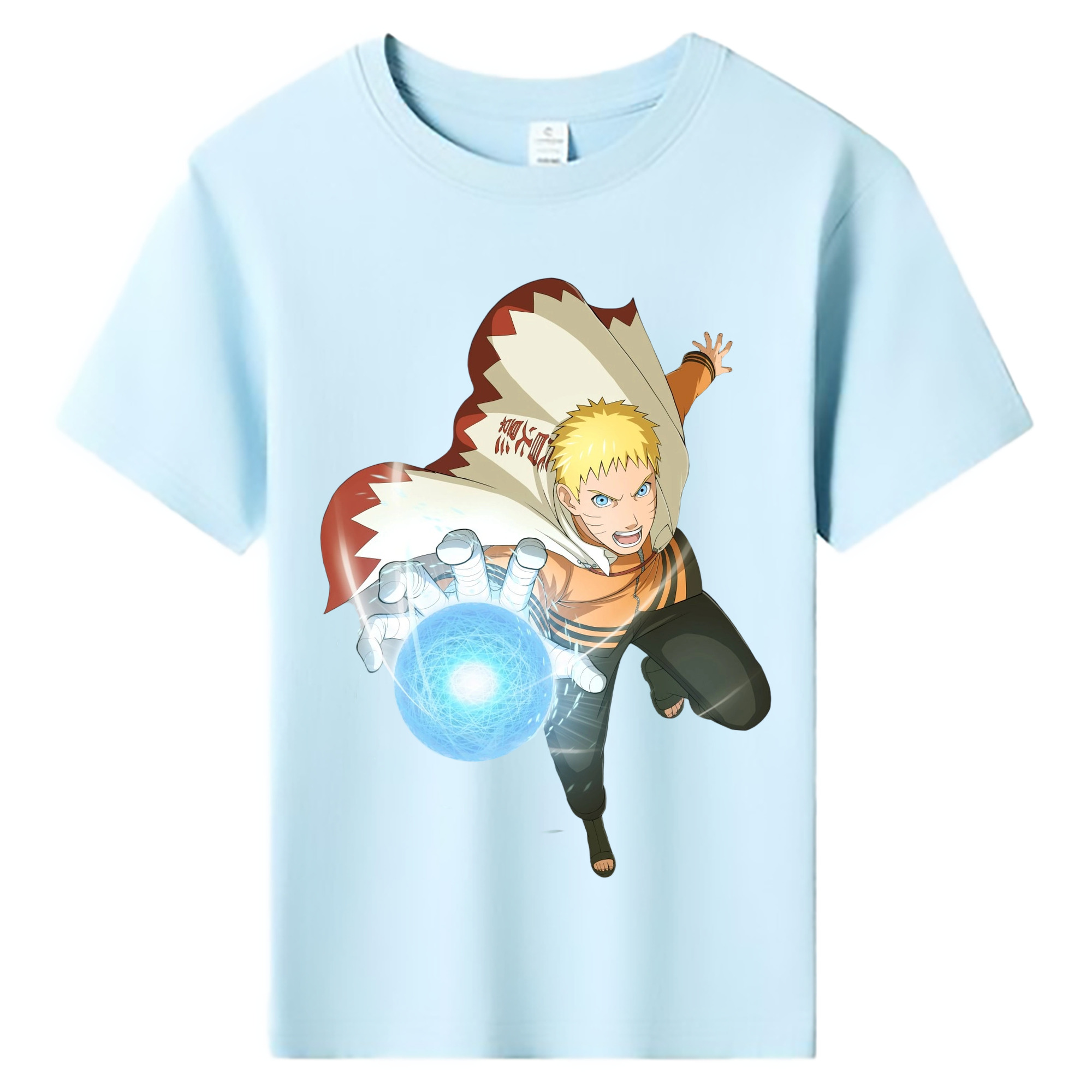 （画像用） NARUTO -ナルト- うずまき ナルト Uzumaki Naruto 綿100％キッズTシャツ（フロントプリント）